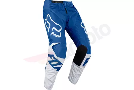 Kalhoty na motorku FOX JUNIOR 180 RACE BLUE Y26-2