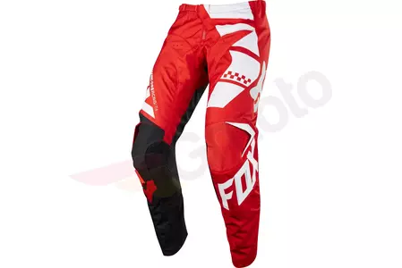 Spodnie motocyklowe FOX JUNIOR 180 SAYAK RED K4-1