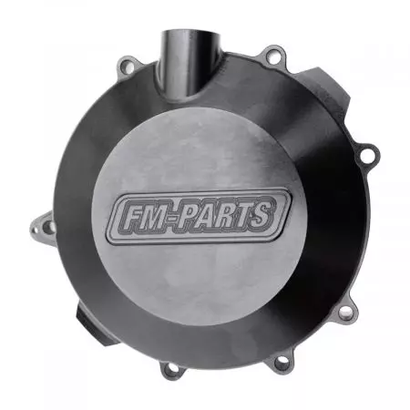 Fm-Parts CNC 6082 aliuminis sustiprintas sankabos dangtelis su didesne alyvos talpa KTM Husqvarna Gas Gas 250 300 17-22 juodas - FPCLBK