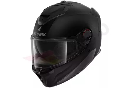 Shark Spartan GT Pro Blank Mat Sort L integreret motorcykelhjelm-1