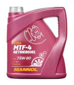 Mannol MTF-4 75W80 API GL4 synthetisches Getriebeöl 4L - 8104-4