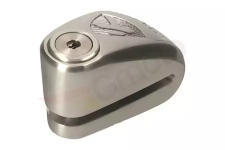 Ключалка за дискова спирачка с аларма KOVIX KAL10 silver + калъф + калъфче-2