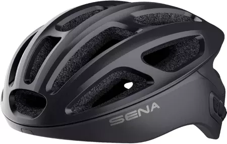 Sena R2 Каска за шосеен велосипед с Bluetooth 4.1 интерком до 900 м обхват M 55-58 см черна - R1-OB00M01