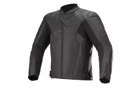 Alpinestars Faster Airflow V2 giacca da moto in pelle nera 56 - 3103621-1100-56