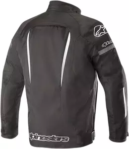 Alpinestars Gunner V2 WP giacca da moto in tessuto nero/bianco L-2