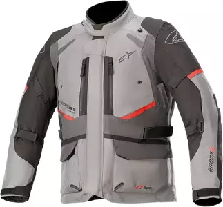 Alpinestars Andes V3 Drystar šedá/černá L textilní bunda na motorku-1