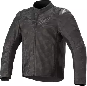 Alpinestars T SP-5 Rideknit nero/camoscio XL giacca da moto in tessuto - 3304021-990-XL