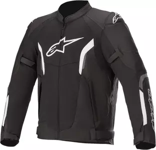 Casaco têxtil para motociclismo Alpinestars AST Air V2 preto/branco L-1