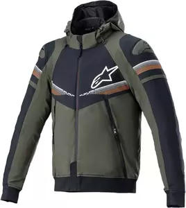 Alpinestars giacca da moto con cappuccio Sektor Tech V2 verde/nero 2XL - 4200520-684-2X