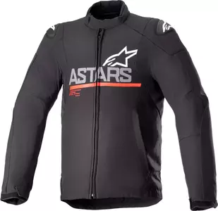 Alpinestars SMX WP textilná bunda na motorku čierna/sivá/červená L-1