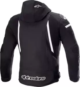Alpinestars Zaca WP jachetă de motocicletă din material textil negru/alb L-2