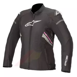 Sieviešu tekstila motocikla jaka Alpinestars Stella T-GP Plus R V3 black/pink S - 3310520-1239-S
