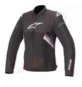 Dámska textilná bunda na motorku Alpinestars Stella T-GP Plus R V3 Air black/pink L - 3310620-1239-L