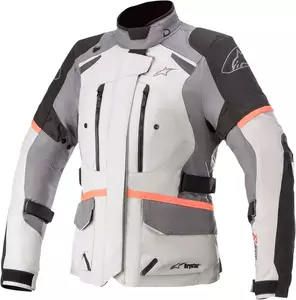 Jachetă de motocicletă din material textil pentru femei Alpinestars Stella Andes V3 Drystar gri/negru L-1