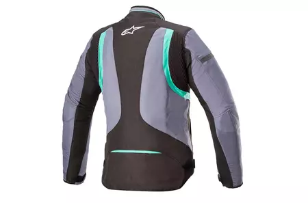 Дамско текстилно яке за мотоциклети Alpinestars Stella Kira V2 WP сиво/черно/синьо S-2
