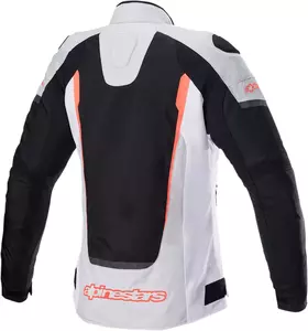Casaco têxtil de motociclismo para mulher Alpinestars Stella T-Jaws V3 WP cinzento/preto L-2
