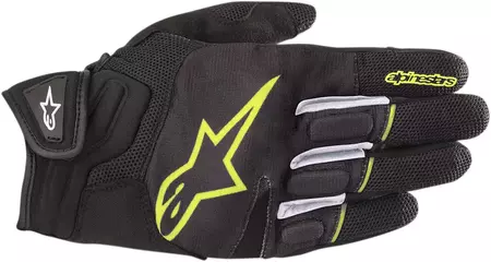 Alpinestars Atom γάντια μοτοσικλέτας μαύρο/κίτρινο L-1