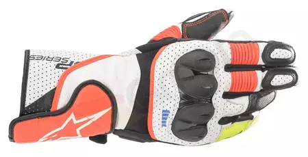 Alpinestars SP-2 V3 γάντια μοτοσικλέτας λευκό/κόκκινο 2XL - 3558221-2310-2X
