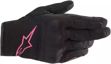 Guantes de moto para mujer Alpinestars Stella S-Max Drystar negro/rosa L - 3537620-1039-L