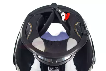 LS2 FF399 VALIANT SOLID BLACK M casco moto mandíbula-15