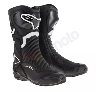 Botas de motociclismo Alpinestars SMX-6 V2 preto/branco 43-1