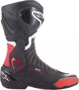 Alpinestars SMX-6 V2 cizme de motocicletă negru/roșu 45-2