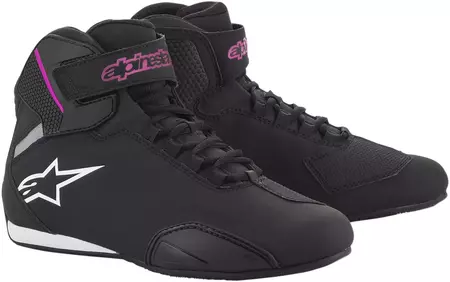 Γυναικείες μπότες μοτοσυκλέτας Alpinestars Stella Sector μαύρο/ροζ 7.5-1
