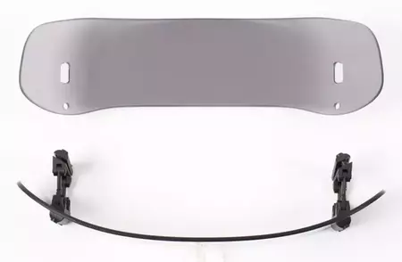 Deflector de moto MRA transparente - 4025066097340