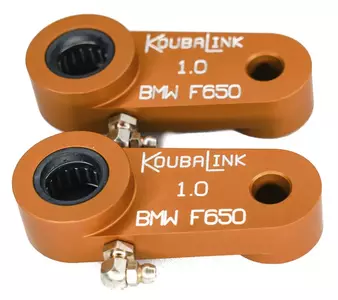 Комплект за понижаване на задното окачване Koubalink 25,4 мм оранжев - F650-1