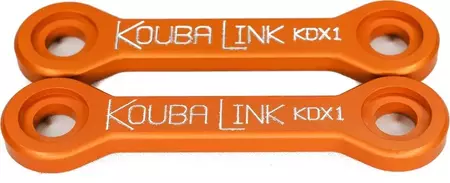 Kit de rabaissement de selle KOUBALINK (29.2 mm) orange - Kawasaki KDX200 / 220 - KDX1