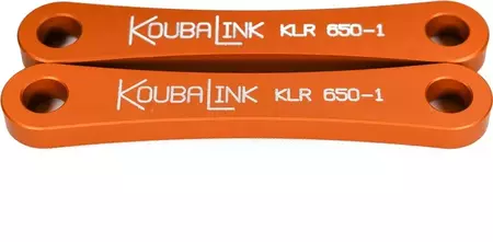 Koubalink sänkningssats för bakre fjädring 38,1 mm orange - KLR650-1