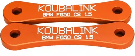 Koubalink achterwielophangingsverlagingsset 38,1 mm oranje - F650CS-1.5