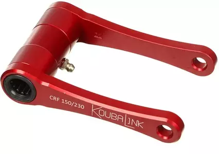 Kit de rabaissement de selle KOUBALINK (44.5 - 50.8 mm) rouge - Honda CRF150F / 230F - CRF150/230