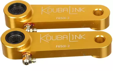 "Koubalink" galinės pakabos žeminimo rinkinys 50,8 mm aukso spalvos - F650I-2