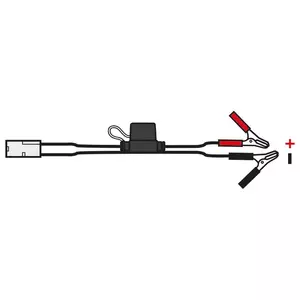 Kabel med säkring för Oximiser / Maximiser laddare-2