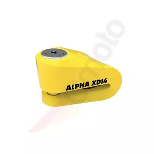 Blokada tarczy hamulcowej Oxford Alpha XD14 żółty 14mm