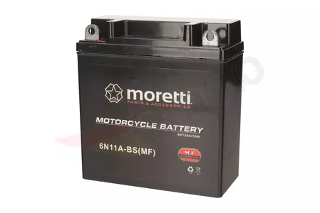 Akumulator żelowy 6V 11 Ah 6N11A-BS - 6N11A-3A Moretti  - AKU6N11A-4BXMOR000