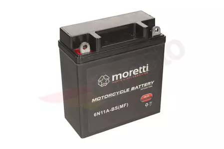 Akumulator żelowy 6V 11 Ah 6N11A-BS - 6N11A-3A Moretti -2