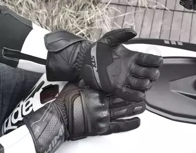 Motorrad Handschuhe Herren Shima STX schwarz S-6