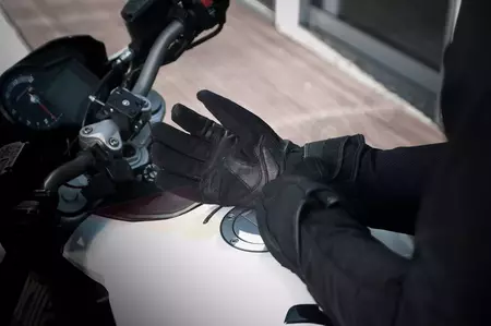 Shima Unica WP dames motorhandschoenen waterdicht zwart M-4