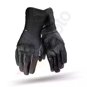 Luvas de motociclismo Shima Unica WP para mulher, impermeáveis, preto L-1