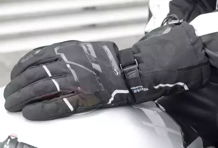 Rękawice motocyklowe Shima Evo 2 wodoodporne czarne XL-6