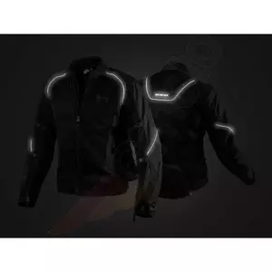 Ljetna tekstilna motoristička jakna Shima X-Mesh, crna L-8