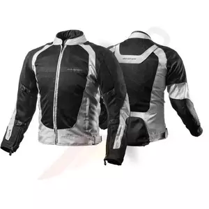 Shima X-Mesh ljetna tekstilna motoristička jakna, siva L-1
