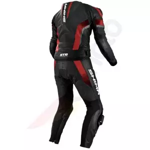 Shima STR chaqueta de moto de cuero rojo XS-3
