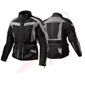 Tekstilna motoristička jakna Shima Horizon, crno-siva S-1