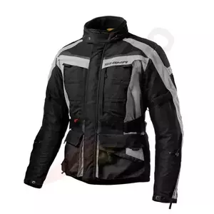 Crno-siva motoristička tekstilna jakna Shima Horizon, XS-2