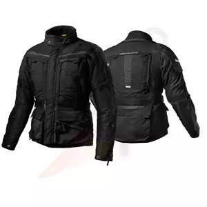 Shima Horizon crna XXL tekstilna motoristička jakna-1