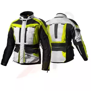 Shima Horizon crna fluo siva XXL tekstilna motoristička jakna-1