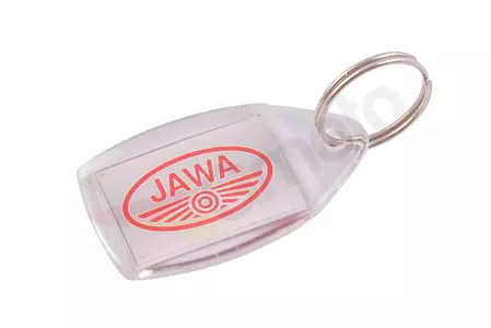 Jawa breloc de chei alb și roșu - 128436